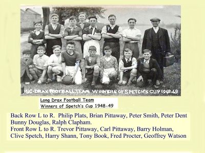 32 Long Drax Football Team